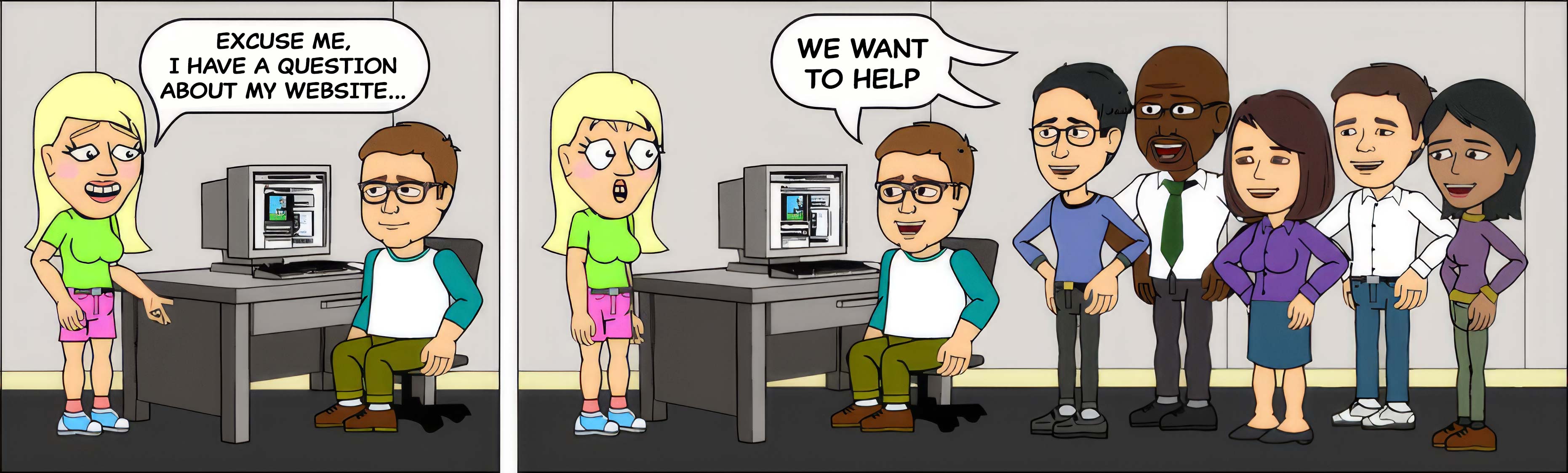 Support comic
